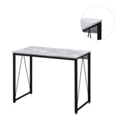 Wooden Top Writing Desk With Metal Frame - Black 25 Wooden Top Writing Desk With Metal Frame - Black -Office Storage Sales ae7ce878 38d2 4416 bed7 546b1b6b6724