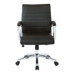 Executive Low Back Faux Leather Chair With Chrome Arms And Base - Single - White -Office Storage Sales aee6f794 9b48 4691 979d c13311dd63c4