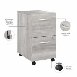 Studio A 2 Drawer Mobile File Cabinet By Bush Business Furniture - Storm Gray 27 Studio A 2 Drawer Mobile File Cabinet By Bush Business Furniture - Storm Gray -Office Storage Sales af313f29 a1a6 48ff bfbd 49ba4411d56a
