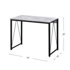 Wooden Top Writing Desk With Metal Frame - Black 23 Wooden Top Writing Desk With Metal Frame - Black -Office Storage Sales af37c246 d076 47e7 8a08 9cc5ca3e5ead