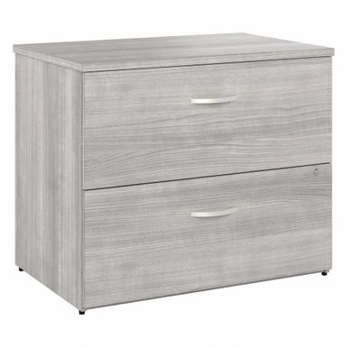 Studio A 2 Drawer Lateral File Cabinet By Bush Business Furniture - Storm Gray 3 Studio A 2 Drawer Lateral File Cabinet By Bush Business Furniture - Storm Gray - Image 3