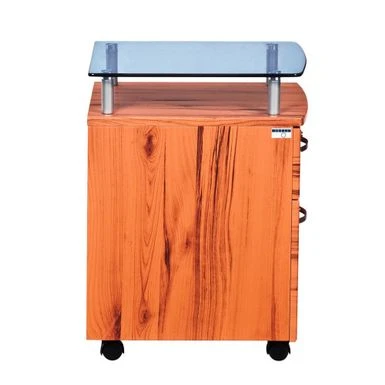 Porch & Den Capilano Glass Top Rolling File Cabinet - Graphite 9 Porch & Den Capilano Glass Top Rolling File Cabinet - Graphite - Image 9