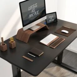 FlexiSpot 48"x24" Whole Piece Desktop Home Office Standing Desk Height Adjustabel Desk Computer Desk - White -Office Storage Sales b1192c53 6522 4ab2 8190 e766ad041dd8