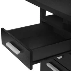 Computer Desk/ Home Office/ Laptop/ Left/ Right Set-up/ Storage Drawers/ 48"L/ Work/ Laminate/ Black/ Contemporary/ Modern -Office Storage Sales b22065f4 0eb8 4c22 b55c cdf28f4e1fec