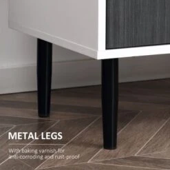 HOMCOM Buffet Cabinet, Storage Sideboard With Adjustable Shelf, Free Standing 2-Door Kitchen Cupboard, Hallway, Grey - Grey - Legal 13 HOMCOM Buffet Cabinet, Storage Sideboard With Adjustable Shelf, Free Standing 2-Door Kitchen Cupboard, Hallway, Grey - Grey - Legal -Office Storage Sales b239edd9 f2cf 4c72 b4fc 61e23f042531