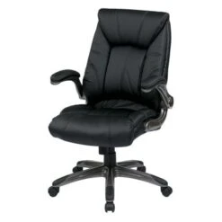 Faux Leather Mid-Back Office Chair - Black -Office Storage Sales b4a89371 8222 4af6 84f5 9833c29f2d97
