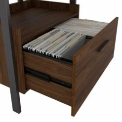 Bush Furniture Architect 1 Drawer Lateral File Cabinet - Modern Walnut -Office Storage Sales b4b52009 821a 4f21 b8af 35a75499761c