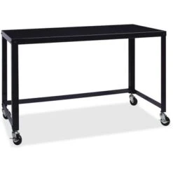 Lorell Personal Mobile Desk - Black