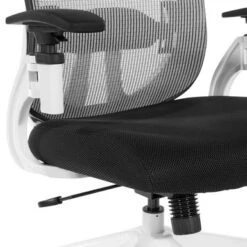 White Vertical Mesh Back Managers Chair - White/Black -Office Storage Sales b7774663 8972 4f0c 8b2d 4ae5f4914390