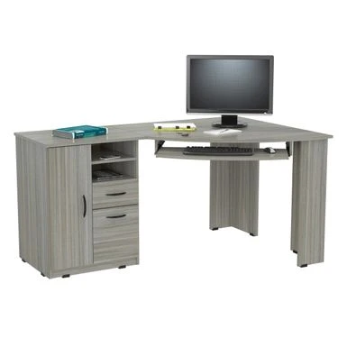 Copper Grove Guanape Smoked Oak Corner Computer Desk 3 Copper Grove Guanape Smoked Oak Corner Computer Desk - Image 3