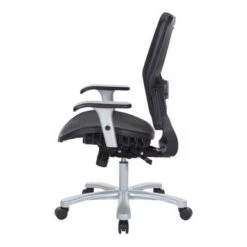 Big & Tall Ergonomic Chair With Aluminum Base - Black Silver -Office Storage Sales b8f71d02 aa32 40e7 8c72 f2dfe0e6ded4