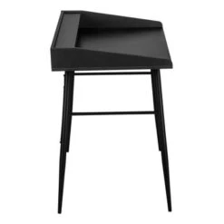 Computer Desk/ Home Office/ Laptop/ Storage Shelves/ 48"L/ Work/ Metal/ Laminate/ Black/ Contemporary/ Modern -Office Storage Sales b937554c 8271 42e9 9c67 6a11d4efb53d