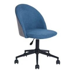 Porch & Den Two-tone Micro-suede Upholstery Home Office Task Chair - N/A - Blue