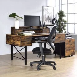 5 Storage Drawers Computer Desk - Black -Office Storage Sales bbf54988 7f7d 46d5 b532 bb976f3c11b3