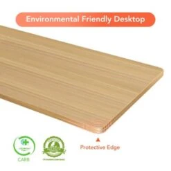 FlexiSpot Electric Home Office Height Adjustable Standing Desk Whole Piece Desktop Computer Desk 2-Button Controller - 40"x24" - White And Maple -Office Storage Sales bc72a39c 913a 4417 8014 d2b7f4431bf4