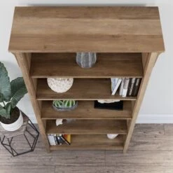 Salinas Tall 5-shelf Bookcase (Set Of 2) By Bush Furniture - Vintage Black -Office Storage Sales bddc2330 0197 41ed bdda fb5f41042ba7