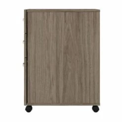 Hybrid 3 Drawer Mobile File Cabinet By Bush Business Furniture - Black Walnut -Office Storage Sales bebbfcab e528 4538 ab8d 6943f669ff97