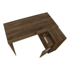 Computer Desk/ Home Office/ Corner/ Storage Drawers/ 46"L/ L Shape/ Work/ Laptop/ Laminate/ Walnut/ Contemporary/ Modern -Office Storage Sales becd2bc2 6225 4b2f 806b 71be3911be28
