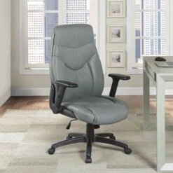 Executive Bonded Leather Office Chair - Taupe -Office Storage Sales bf447a37 b43f 41ed 93ff 6cf938c172c4