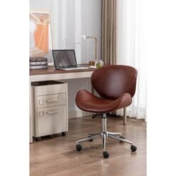 Porthos Home Rudi Office Chair, PU Or Fabric Or Velvet Upholstery, Chrome Legs - Blue Fabric 23 Porthos Home Rudi Office Chair, PU Or Fabric Or Velvet Upholstery, Chrome Legs - Blue Fabric -Office Storage Sales bf67b61d 57d4 405e 992e 365d7f27cdde
