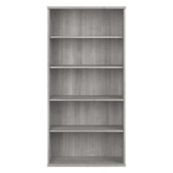 Hybrid Tall 5 Shelf Bookcase By Bush Business Furniture - Storm Gray -Office Storage Sales bfffb20f f0d5 4a90 8407 711ecd832179