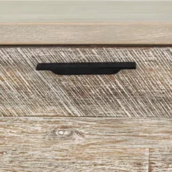 Bridges 4 Drawer Desk In Two Tone Acacia Wood -Office Storage Sales c08323ff d6bf 4e49 b180 53ee3fc1eb73