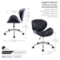 Porthos Home Rudi Office Chair, PU Or Fabric Or Velvet Upholstery, Chrome Legs - Blue Fabric 33 Porthos Home Rudi Office Chair, PU Or Fabric Or Velvet Upholstery, Chrome Legs - Blue Fabric -Office Storage Sales c2713963 5dff 4610 ad49 6e8938afa6b4