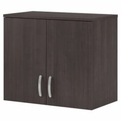 Universal Wall Cabinet With Doors By Bush Business Furniture - Platinum Gray -Office Storage Sales c2b29178 894f 472c b85a 30af2d7be88a