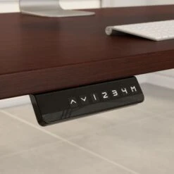 Move 60 Series 60W X 30D Height Adjustable Standing Desk - Hansen Cherry/Black Powder Coat -Office Storage Sales c38d1de2 f458 48bd a8f3 82b987916e5f