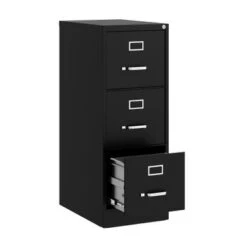 Hirsh 22-in Deep 3 Drawer, Letter Width, Vertical File Cabinet - Grey -Office Storage Sales c48c7be1 43e5 4caa b920 596598373935