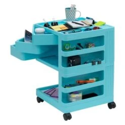 Studio Designs Kubx Pro Mobile Rotating 4-Sided Storage Organizer - 18" W X 18" D X 26" H - White -Office Storage Sales c48d864a 88ff 4ddd b59d 0170aa00211f