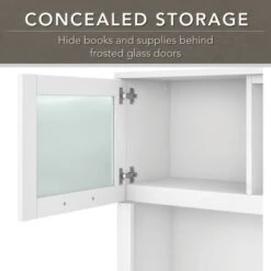 Bush Furniture Somerset 72W Office Desk With Hutch In Ash Gray - Mocha Cherry -Office Storage Sales c51d6ad6 0320 434b 8b75 26a1d066e0a3