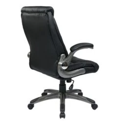 Faux Leather Mid-Back Office Chair - Black -Office Storage Sales c75a6730 7c2e 48bc a34d c0f8d04f999a