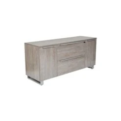 Rye Studio Tivoli Credenza With 2 Filing Drawers And 2 Doors - Grey