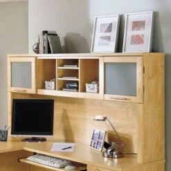 Somerset 71W L Shaped Desk With Hutch - Mocha Cherry -Office Storage Sales ce7137cd 9817 4795 81aa 2058ae2ed5e7