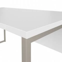 Hybrid 60W X 30D L Shaped Table Desk By Bush Business Furniture - Storm Gray -Office Storage Sales cee809e5 dbf1 416a a9f5 1d5a56d45ca9