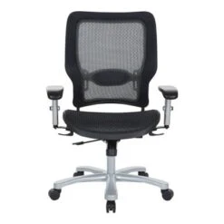 Big & Tall Ergonomic Chair With Aluminum Base - Black Silver -Office Storage Sales cf4463df 1133 4ffc 9829 0c02ca4e4d30