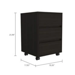 FM Furniture Vienna Three Drawers Filing Cabinet Roller Blade Glide - Black -Office Storage Sales d2542e96 78d0 46f4 b97a 8c4a1c486649
