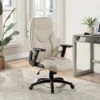 Executive Bonded Leather Office Chair - Taupe