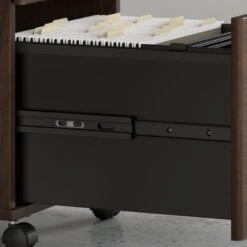 Hybrid 2 Drawer Mobile File Cabinet By Bush Business Furniture - Black Walnut -Office Storage Sales d6bd74a1 0b01 4121 9f49 c0c7989d9c09