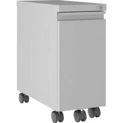 Lorell Slim Mobile Pedestal - Silver - Legal 5 Lorell Slim Mobile Pedestal - Silver - Legal -Office Storage Sales d726c69b bde8 4ed0 a149 9b463608b7d3
