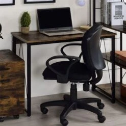 Wooden Top Writing Desk With Metal Frame - Black 17 Wooden Top Writing Desk With Metal Frame - Black -Office Storage Sales d821c60c b02c 4ac9 baed ad85707d401e