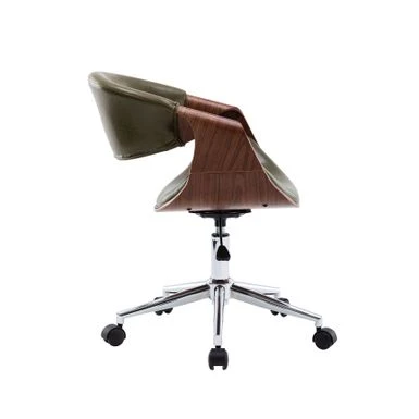 Porthos Home Aeko Office Chair, PU Leather, Height Adjustable Seat - Black 10 Porthos Home Aeko Office Chair, PU Leather, Height Adjustable Seat - Black - Image 10