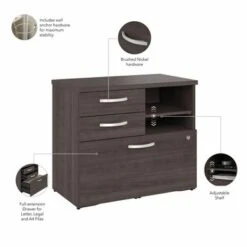 Studio A Storage Cabinet With Drawers By Bush Business Furniture - White -Office Storage Sales d8ec8367 a2dd 4ae5 8934 e2335ab77ebe