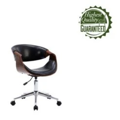 Porthos Home Aeko Office Chair, PU Leather, Height Adjustable Seat - Black 25 Porthos Home Aeko Office Chair, PU Leather, Height Adjustable Seat - Black -Office Storage Sales d940b50d d0af 4f59 a80d e7008cff3b5d