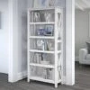 Key West 5 Shelf Bookcase By Bush Furniture - Pure White