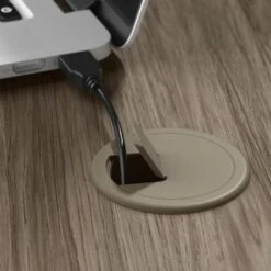 Hybrid 72W X 36D L Shaped Table Desk By Bush Business Furniture - Storm Gray -Office Storage Sales db9a3815 1a06 4f52 87f9 6165f068643d