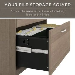 Cabot 60W L-Shaped Desk With Hutch And File Cabinet By Bush Furniture - Harvest Cherry -Office Storage Sales ddf6b86e e293 4d7c bd5f 92852437c92d