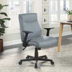Mid Back Managers Office Chair - Charcoal