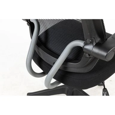 Mid-mesh Task Chair With Flip Up Arms And Tilt Function MAX 105 - Black 15 Mid-mesh Task Chair With Flip Up Arms And Tilt Function MAX 105 - Black - Image 15
